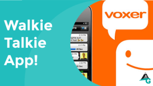 Walkie talkie app Voxer