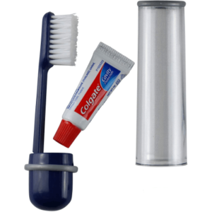 BACKPACKERS TOOTHBRUSH & TOOTHPASTE