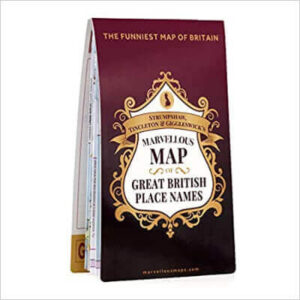 MARVELLOUS MAP OF GREAT BRITISH PLACE NAMES
