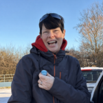 Janet Cox enjoying an Adventure Geek walk