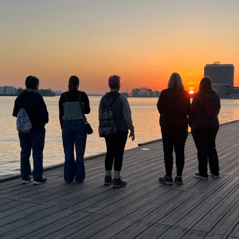 Amsterdam sunrise walk