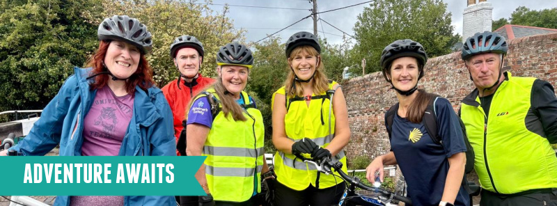 Adventure Geek cycling group at Foxton Locks