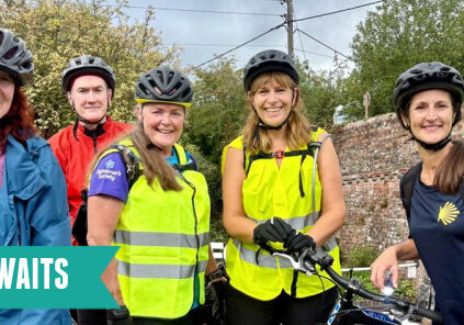 Adventure Geek cycling group at Foxton Locks